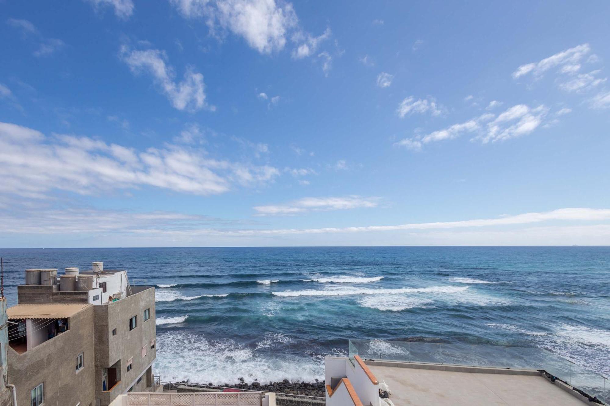 Costa Norte San Andres Studio Con Terraza Compartida Vista Al Mar Trapiche (Las Palmas) Bagian luar foto